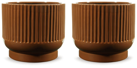 Avalyah Burnt Umber Vase (Set of 2) - A2900021 - Luna Furniture