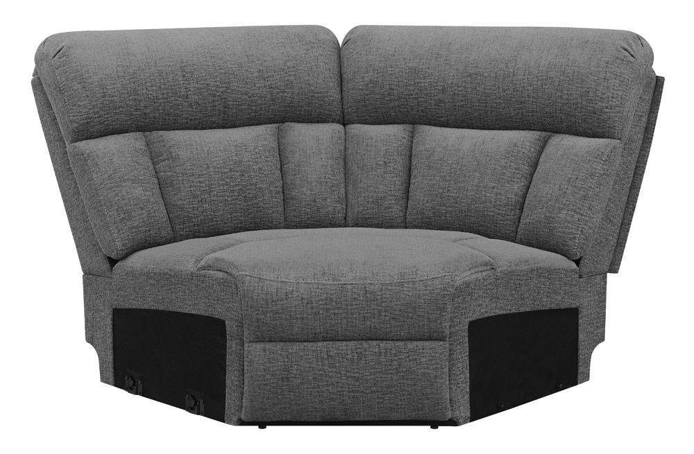 Bahrain Modular Sectional Wedge Charcoal from Coaster - Luna Furniture