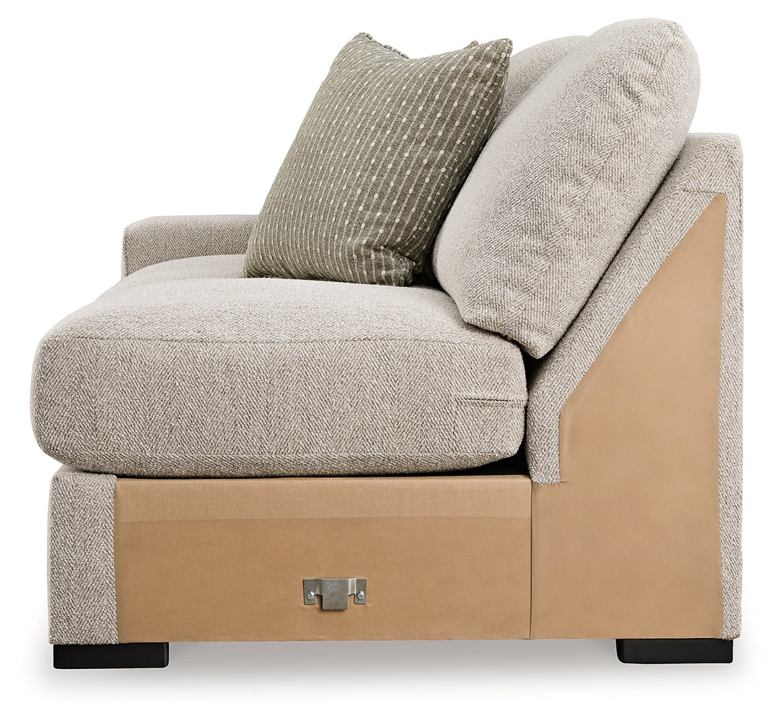 Ballyton Sand Left-Arm Facing Loveseat from Ashley - Luna Furniture