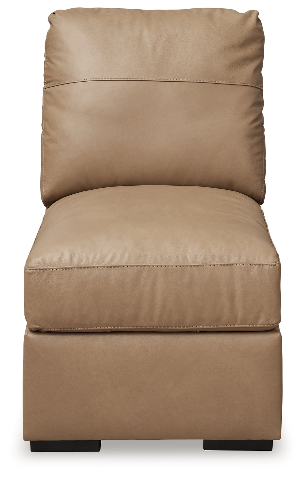 Bandon Toffee Armless Chair from Ashley - Luna Furniture