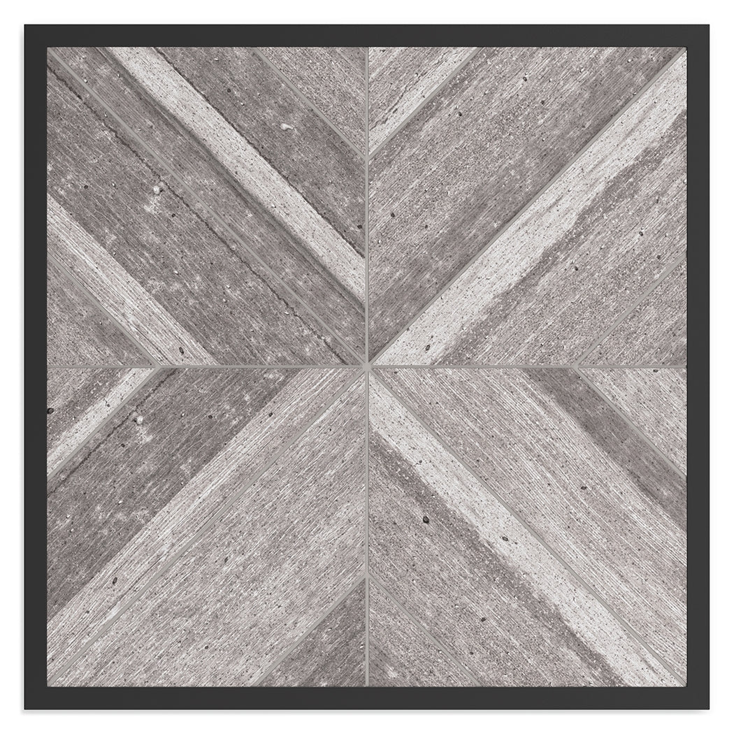 Beachcroft Black/Light Gray Outdoor End Table from Ashley - Luna Furniture