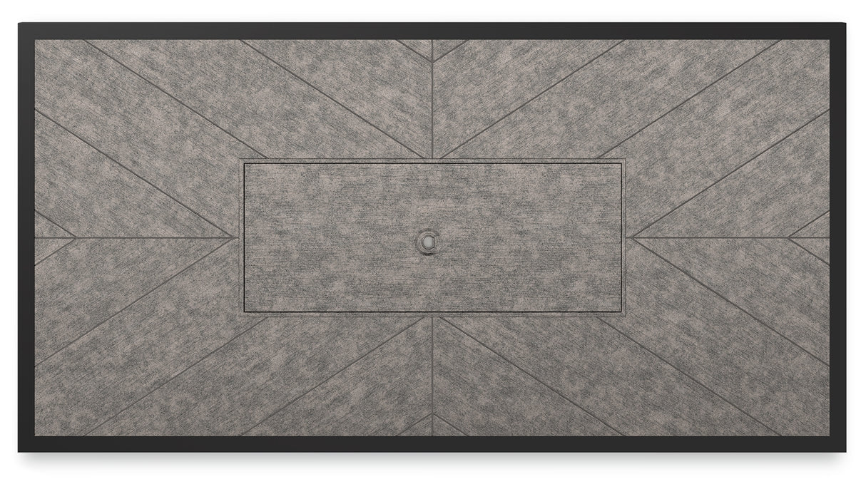 Beachcroft Black/Light Gray Outdoor Fire Pit Table from Ashley - Luna Furniture