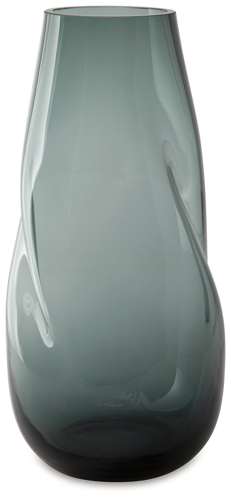 Beamund Teal Blue Vase - A2900011V - Luna Furniture