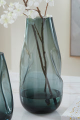 Beamund Teal Blue Vase (Set of 2) - A2900011 - Luna Furniture