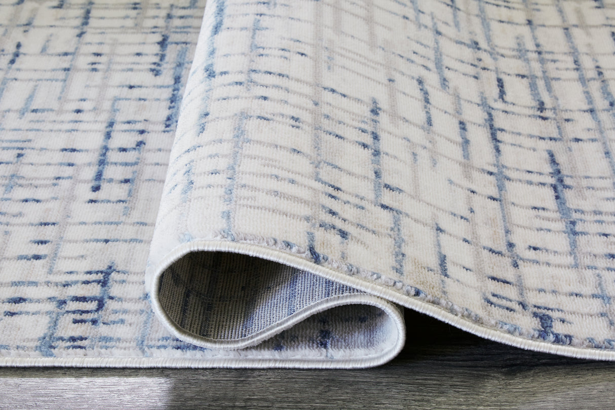 Beckfille Blue/Gray/Cream 8' x 10' Rug from Ashley - Luna Furniture