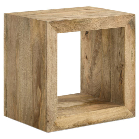 Benton Rectangular Solid Wood End Table Natural - 704837 - Luna Furniture