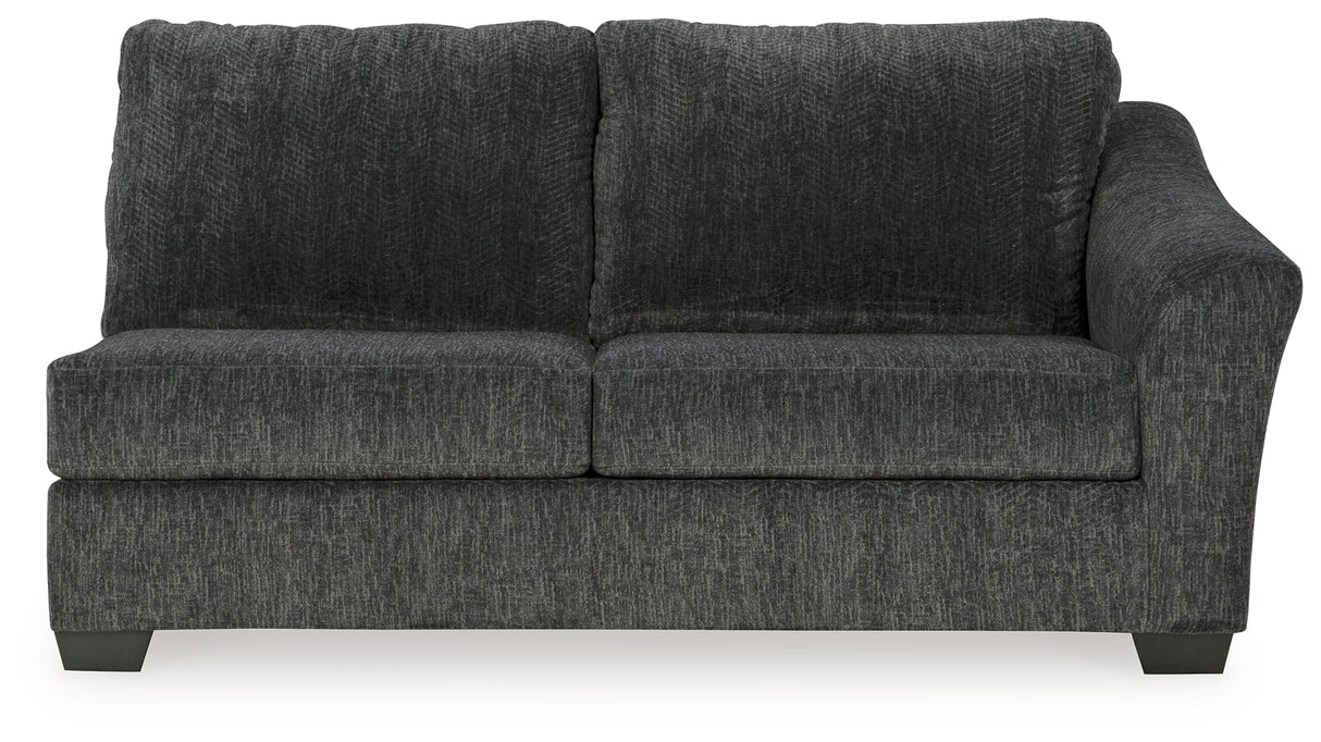 Biddeford Ebony Right-Arm Facing Full Sofa Sleeper from Ashley - Luna Furniture