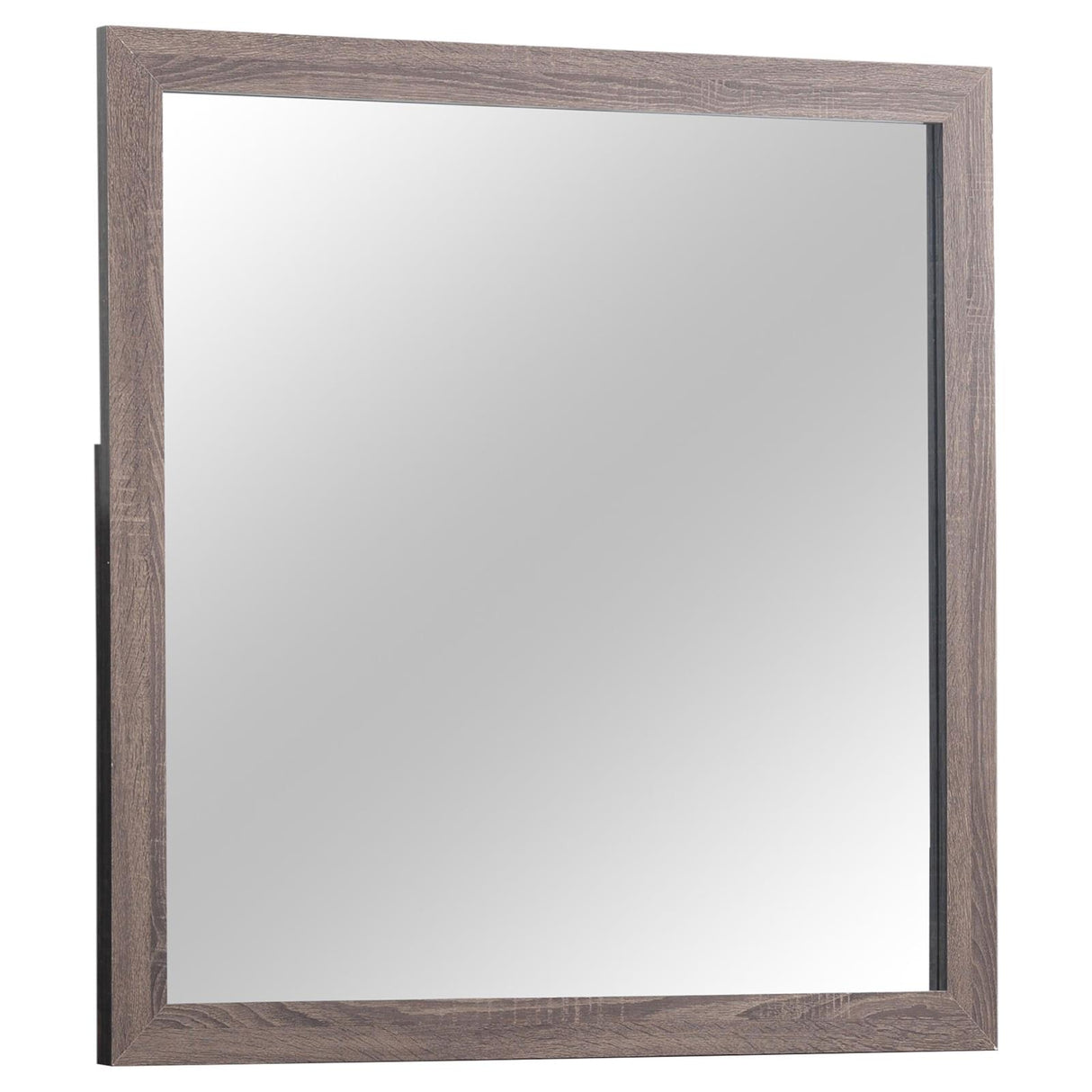 Brantford Barrel Oak Rectangle Dresser Mirror (Mirror Only) from Coaster - Luna Furniture