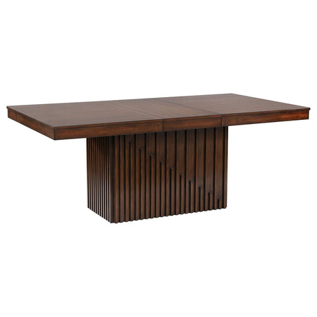 Briarwood Rectangular Dining Table with 18" Removable Extension Leaf Mango Oak - 182991 - Luna Furniture