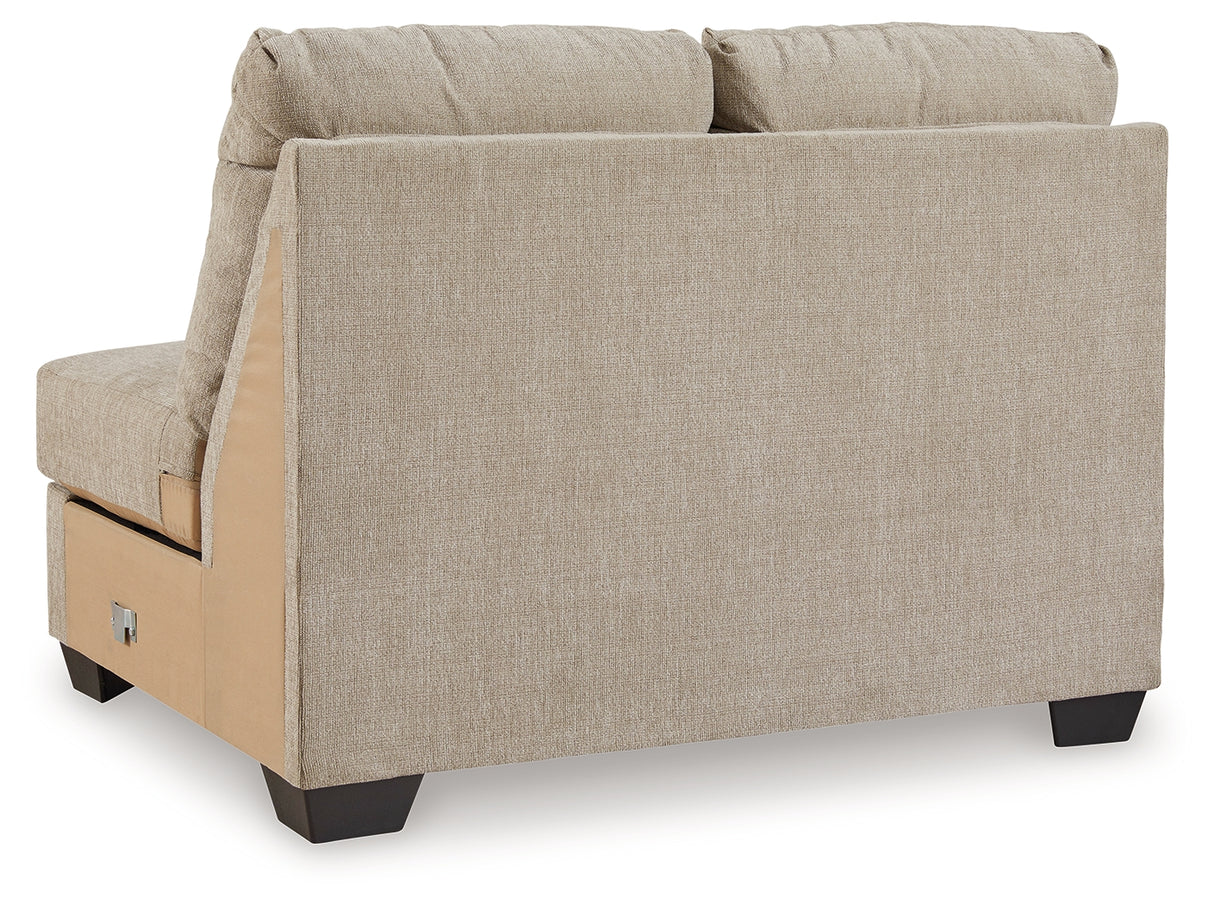 Brogan Bay Cork Armless Loveseat from Ashley - Luna Furniture