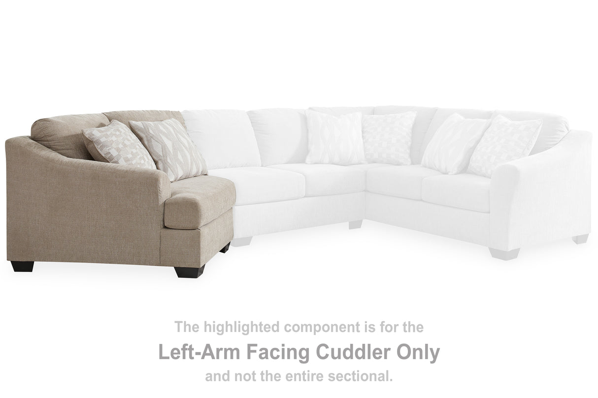 Brogan Bay Cork Left-Arm Facing Cuddler from Ashley - Luna Furniture