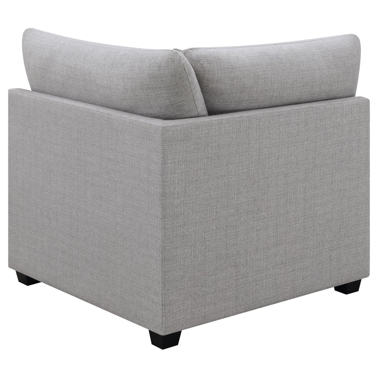 Cambria Upholstered Corner Chair Grey from Coaster - Luna Furniture