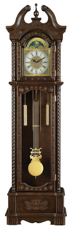 Cedric Grandfather Clock with Chime Golden Brown - 900721 - Luna Furniture