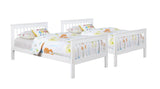 Chapman Twin over Twin Bunk Bed White - 460244N - Luna Furniture