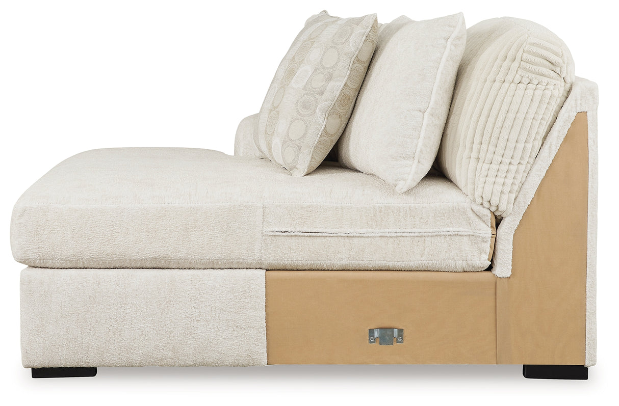 Chessington Ivory Left-Arm Facing Corner Chaise from Ashley - Luna Furniture