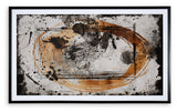 Clefting Black/Caramel/Tan Wall Art - A8000374 - Luna Furniture