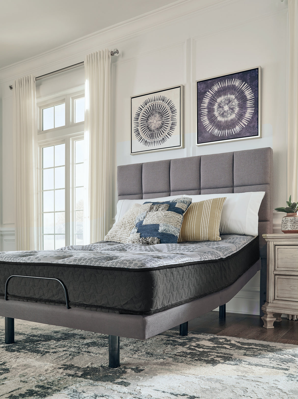 Comfort Plus Gray Twin Mattress - M50911 - Luna Furniture