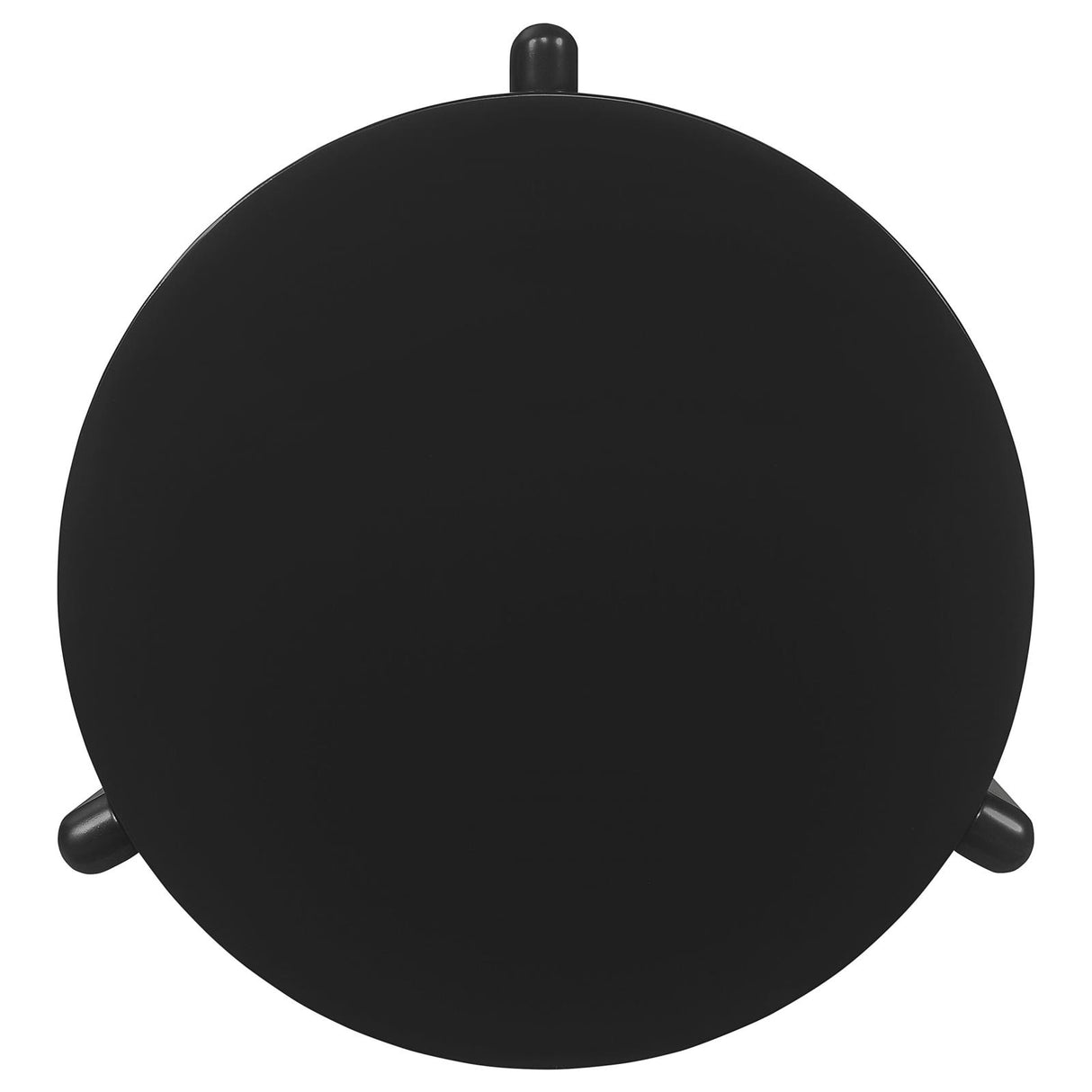 Cordova Black Round Solid Wood End Table from Coaster - Luna Furniture