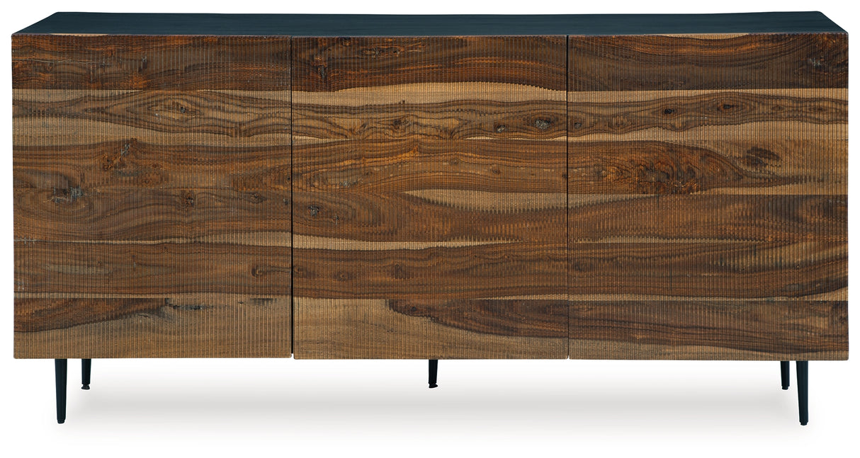 Darrey Natural/Brown Accent Cabinet from Ashley - Luna Furniture