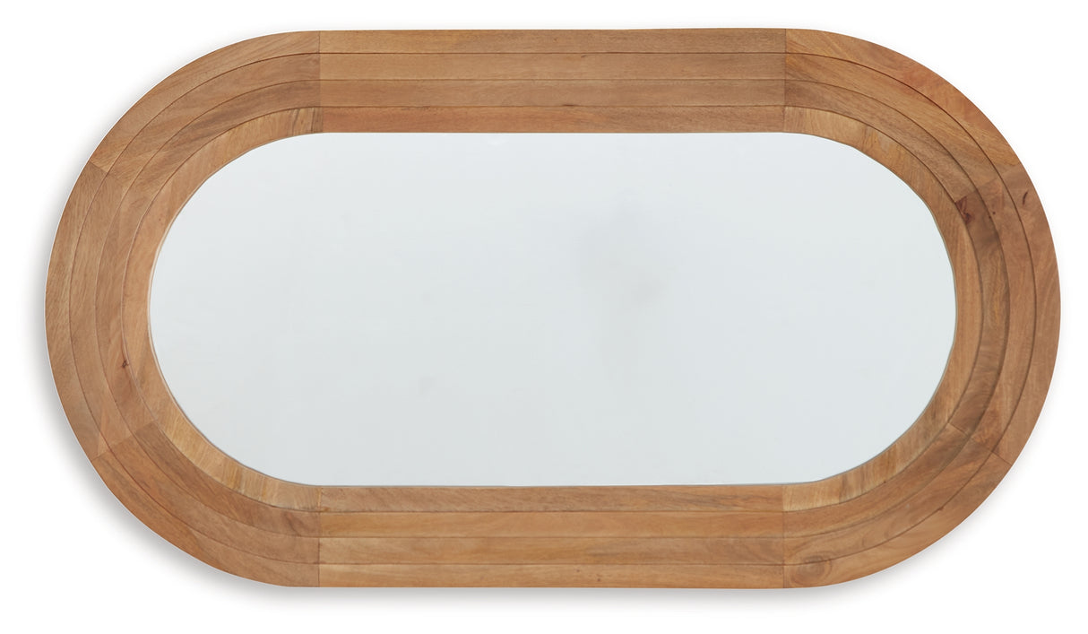 Daverly Brown Accent Mirror from Ashley - Luna Furniture