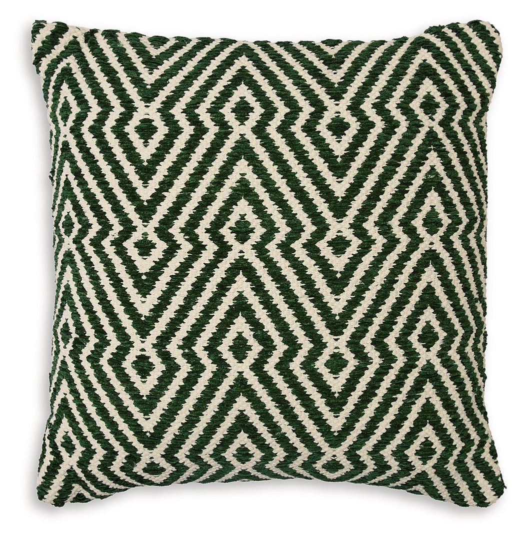 Digover Green/Ivory Pillow (Set of 4) from Ashley - Luna Furniture