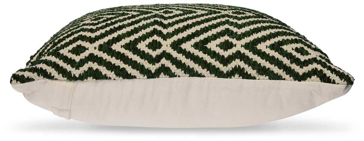 Digover Green/Ivory Pillow (Set of 4) from Ashley - Luna Furniture