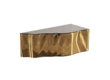 Dream Glass Bronze/Gold 3-Piece Coffee Table - DREAMBZG-GLS - Luna Furniture