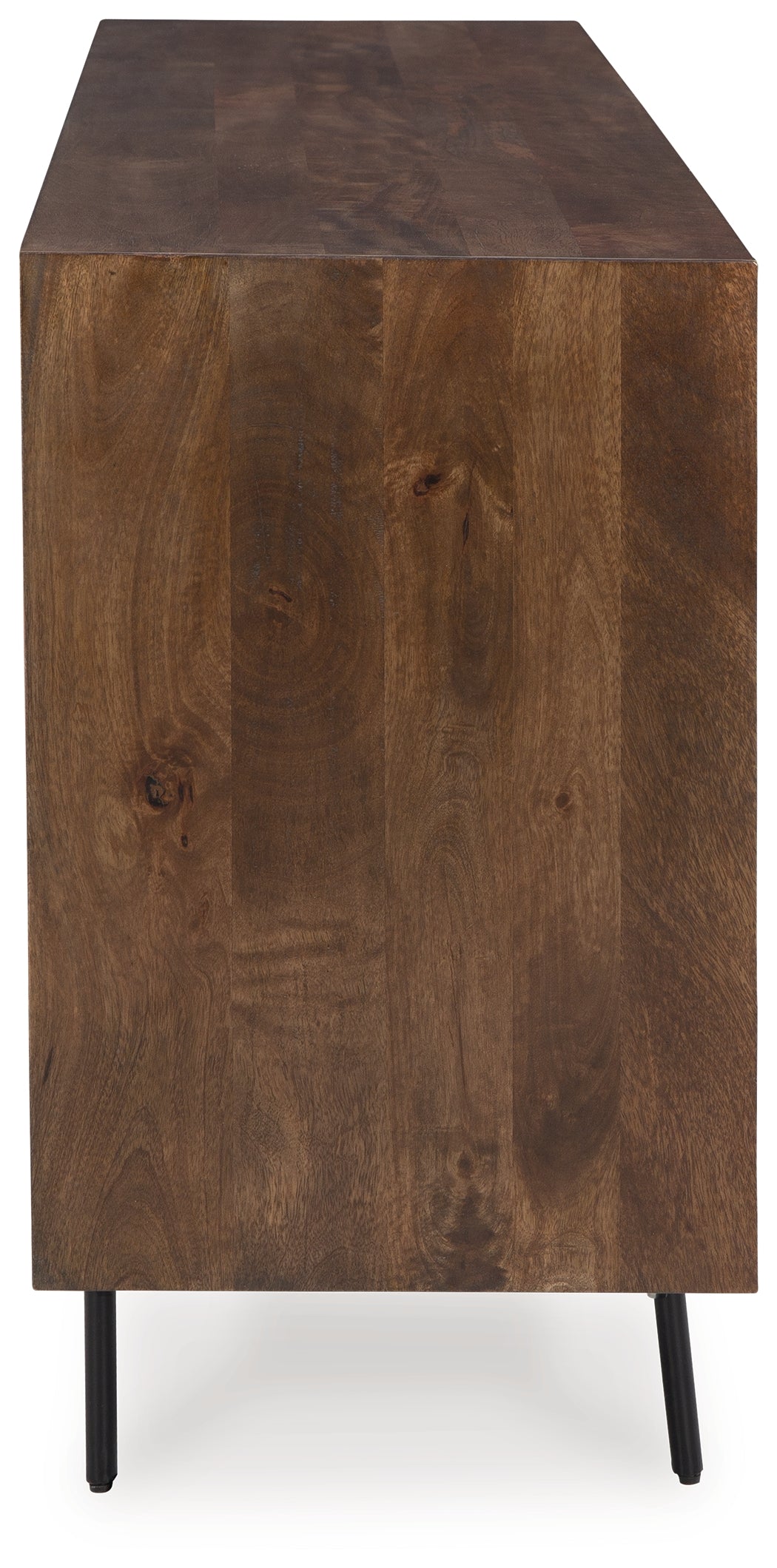 Dreggan Brown/Gold Finish Accent Cabinet from Ashley - Luna Furniture