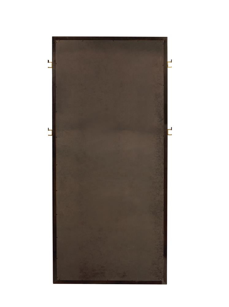 Durango Smoked Peppercorn Floor Mirror from Coaster - Luna Furniture