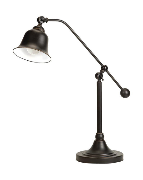 Eduardo Bell Shade Table Lamp Dark Bronze - 901186 - Luna Furniture