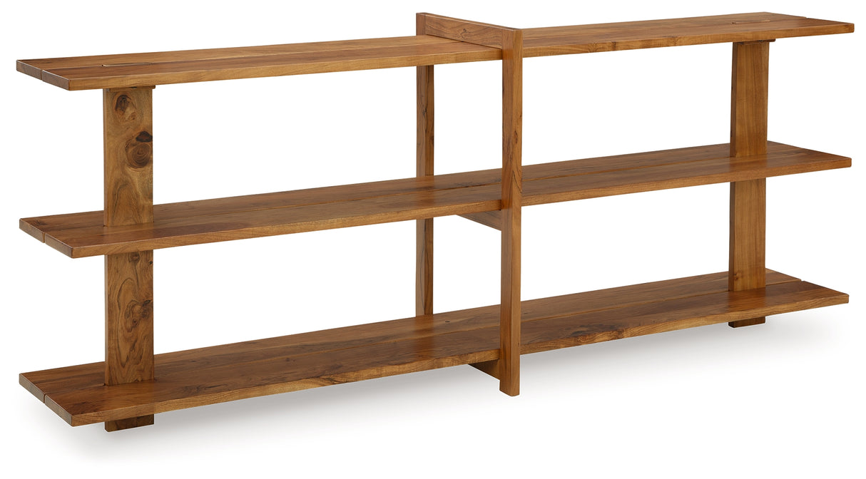 Fayemour Brown Console Sofa Table from Ashley - Luna Furniture