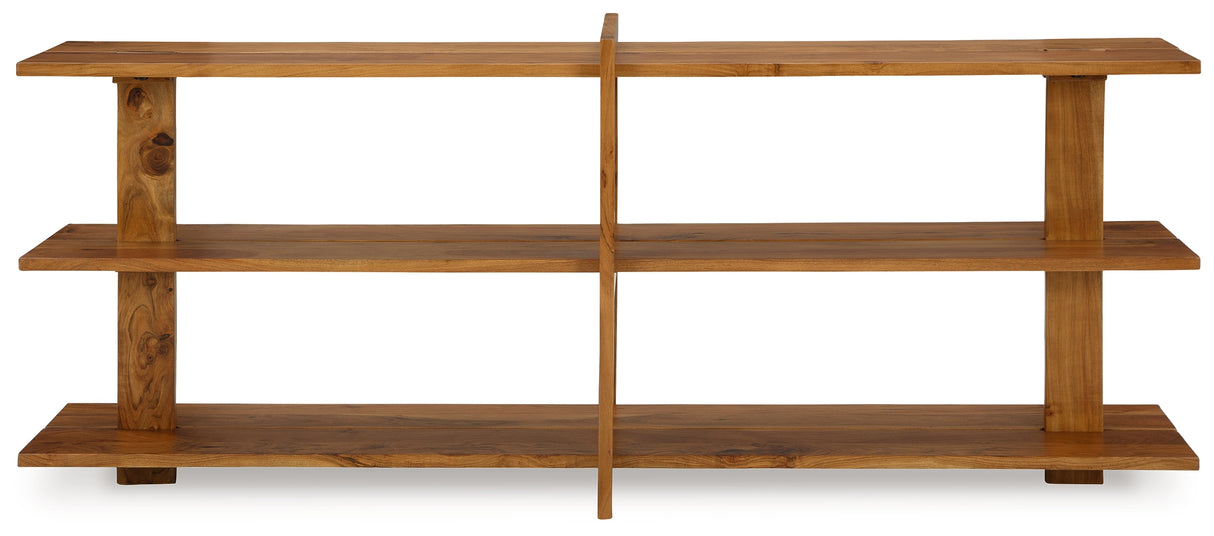 Fayemour Brown Console Sofa Table from Ashley - Luna Furniture