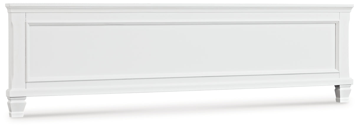 Fortman White King/California King Panel Footboard from Ashley Furniture - Luna Furniture
