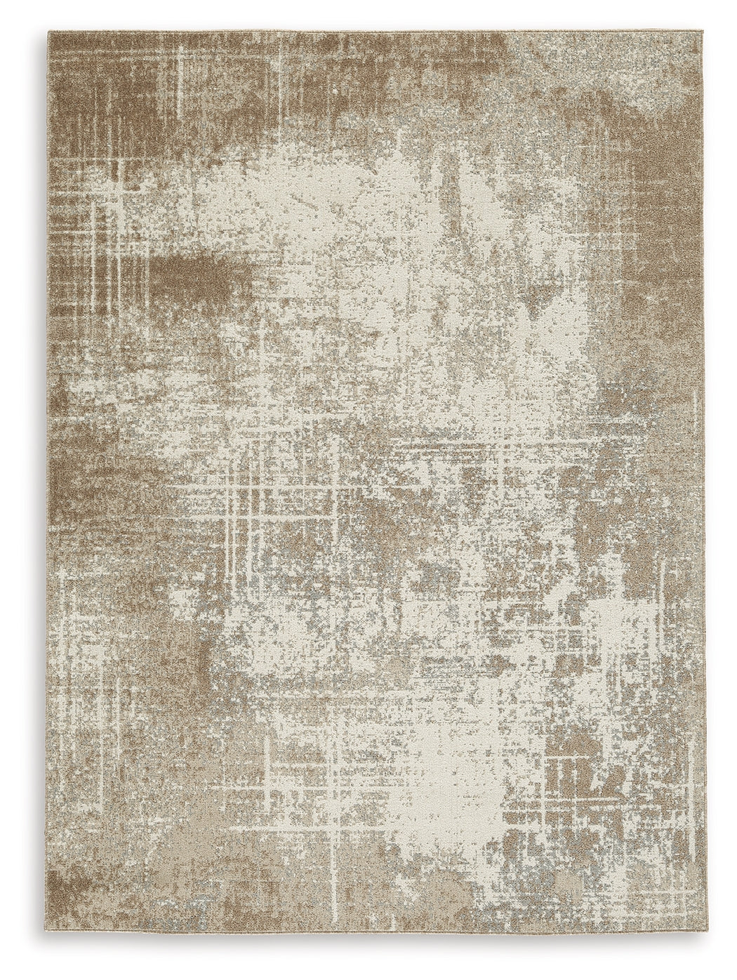 Grifflain Tan/Brown/Gray Medium Rug from Ashley - Luna Furniture