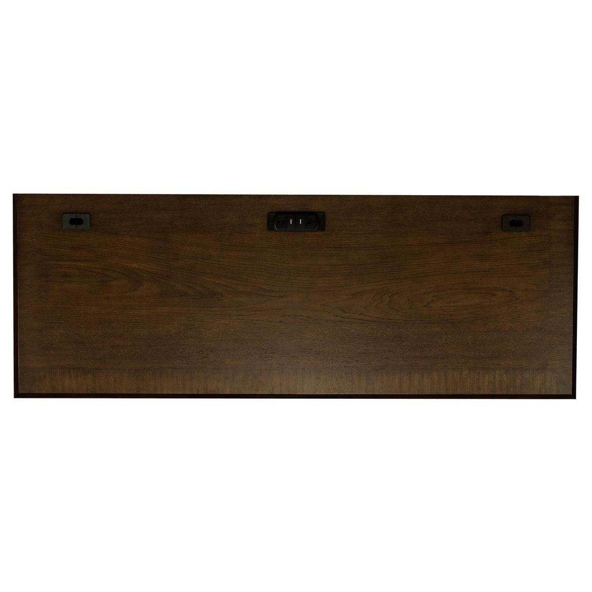 Hartshill Burnished Oak Credenza with Power Outlet from Coaster - Luna Furniture