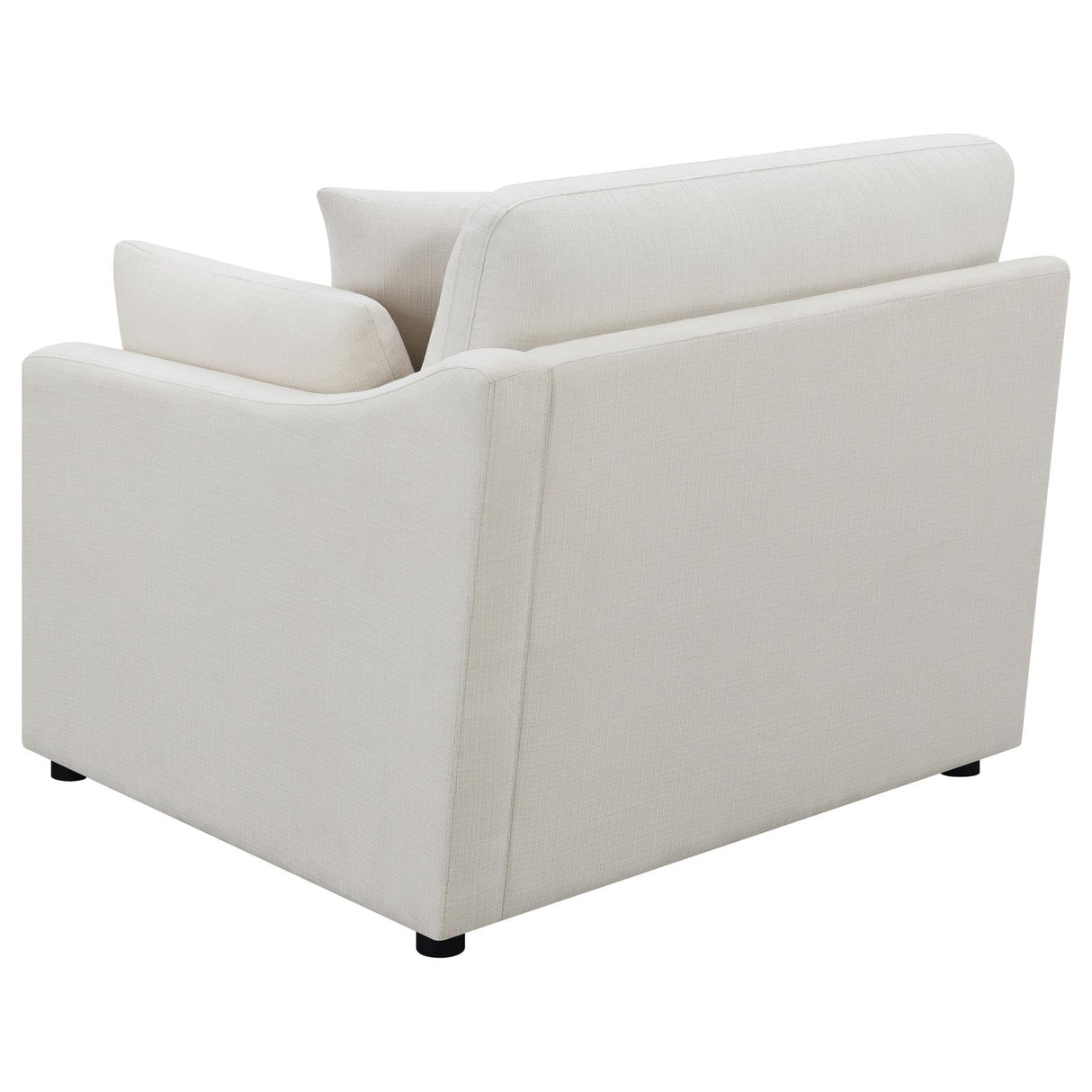 Hobson Sloped Track Arms LAF Chair Off-White from Coaster - Luna Furniture