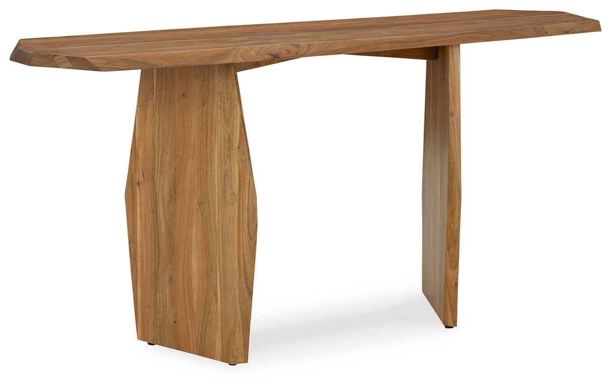 Holward Natural Console Sofa Table from Ashley - Luna Furniture
