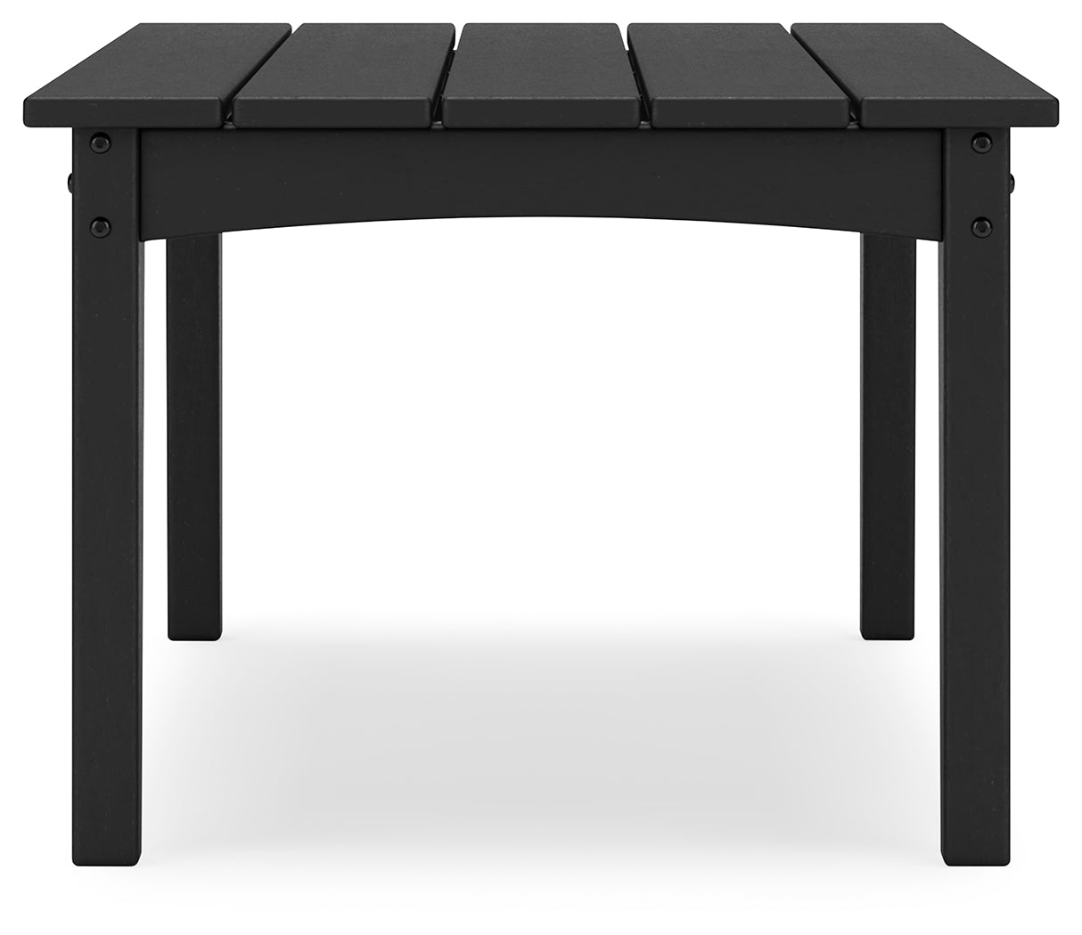 Hyland wave Black Outdoor Coffee Table from Ashley - Luna Furniture