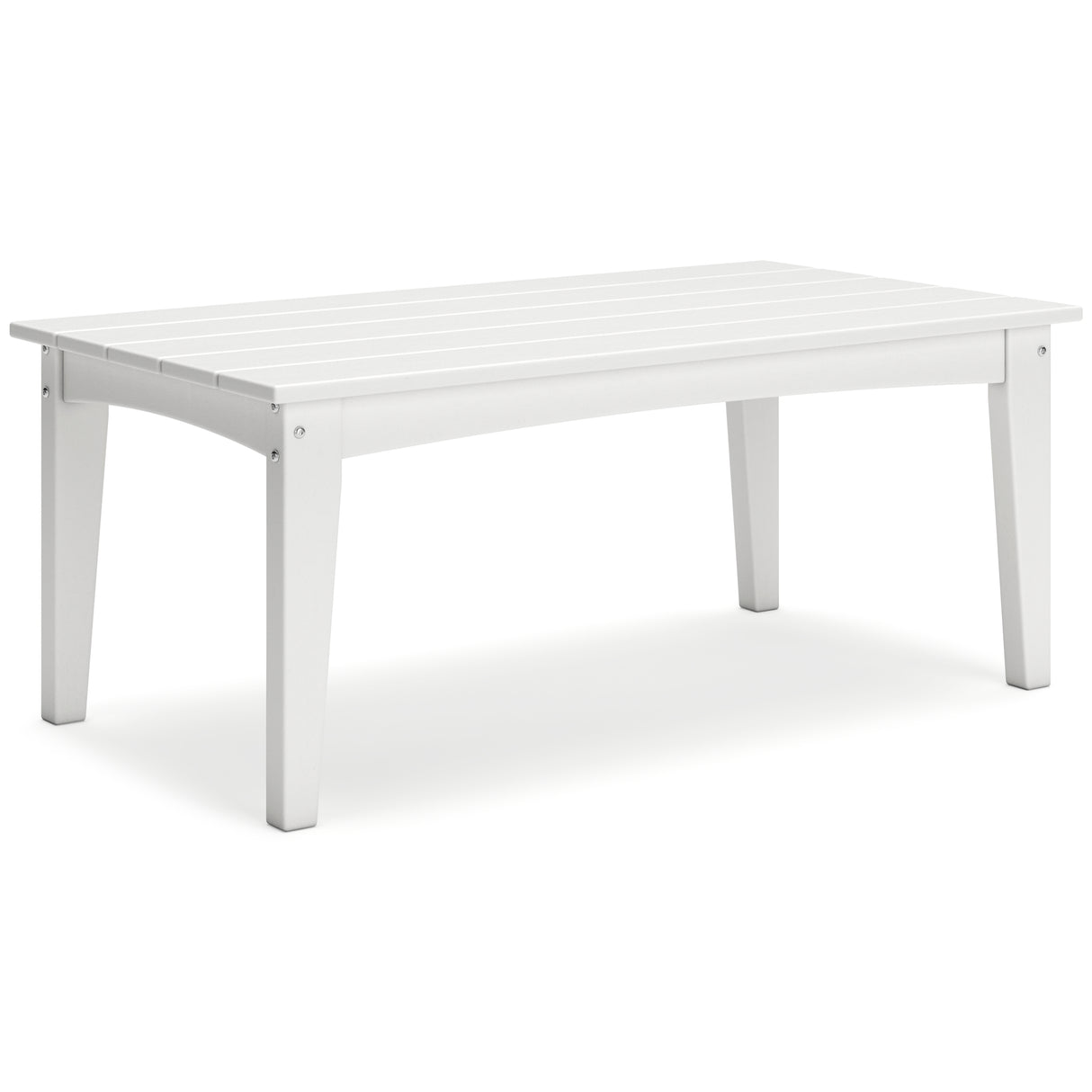Hyland wave White Outdoor Coffee Table from Ashley - Luna Furniture