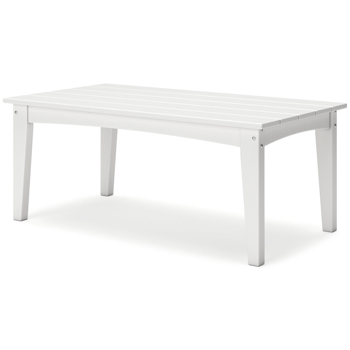 Hyland wave White Outdoor Coffee Table from Ashley - Luna Furniture