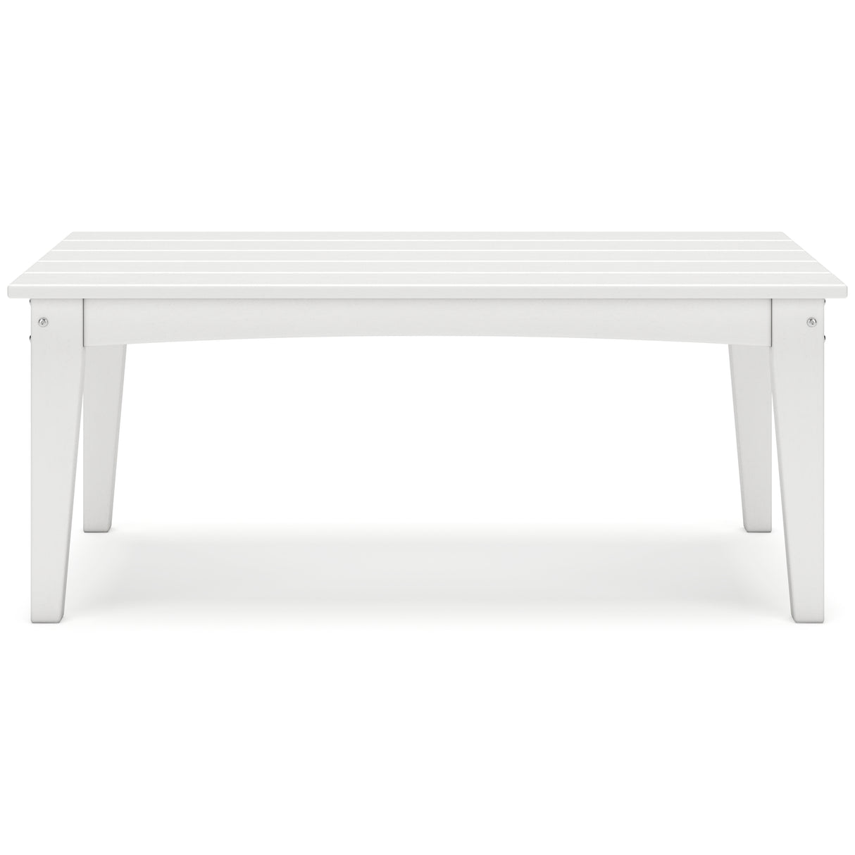 Hyland wave White Outdoor Coffee Table from Ashley - Luna Furniture