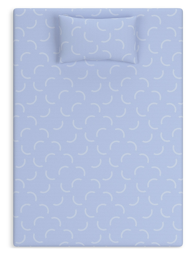 iKidz Ocean Blue Full Mattress and Pillow - M43021 - Luna Furniture