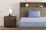 iKidz Ocean Blue Twin Mattress and Pillow - M43011 - Luna Furniture