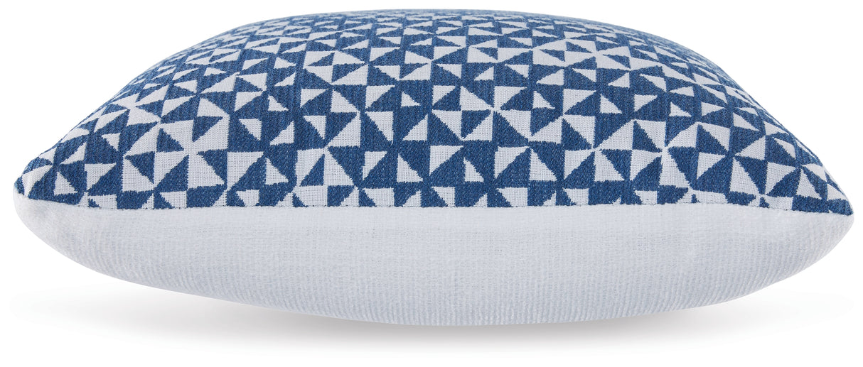 Jaycott Next-Gen Nuvella Blue/White Pillow (Set of 4) from Ashley - Luna Furniture