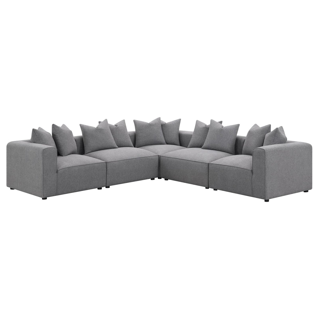Jennifer Tight Seat Corner Chair Grey from Coaster - Luna Furniture
