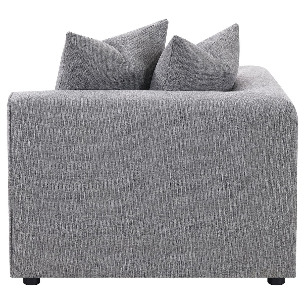 Jennifer Tight Seat Corner Chair Grey from Coaster - Luna Furniture