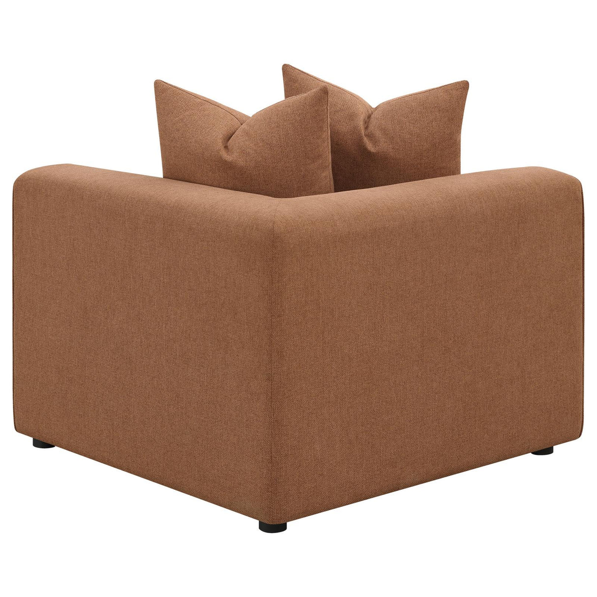 Jennifer Upholstered Corner Terracotta from Coaster - Luna Furniture