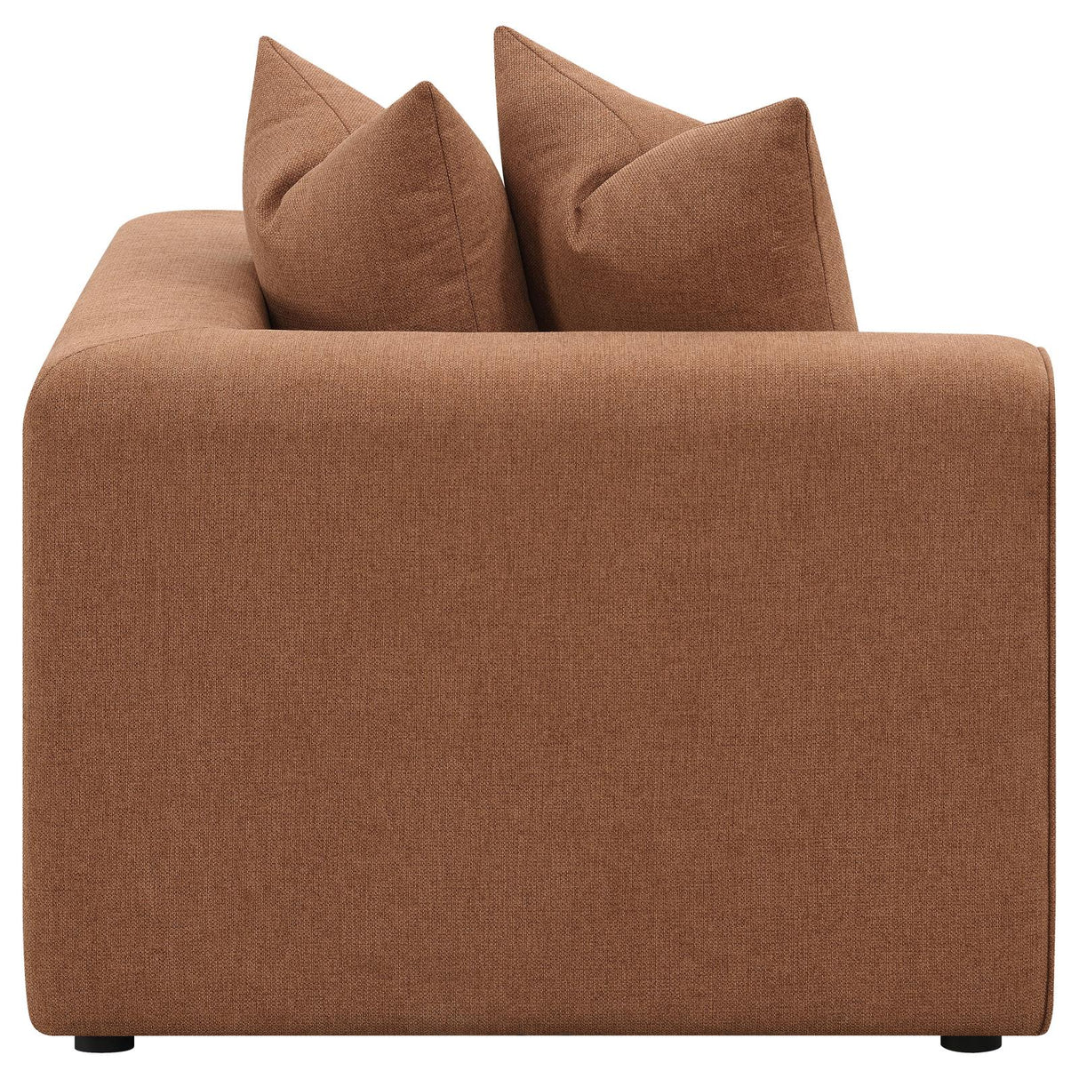 Jennifer Upholstered Corner Terracotta from Coaster - Luna Furniture