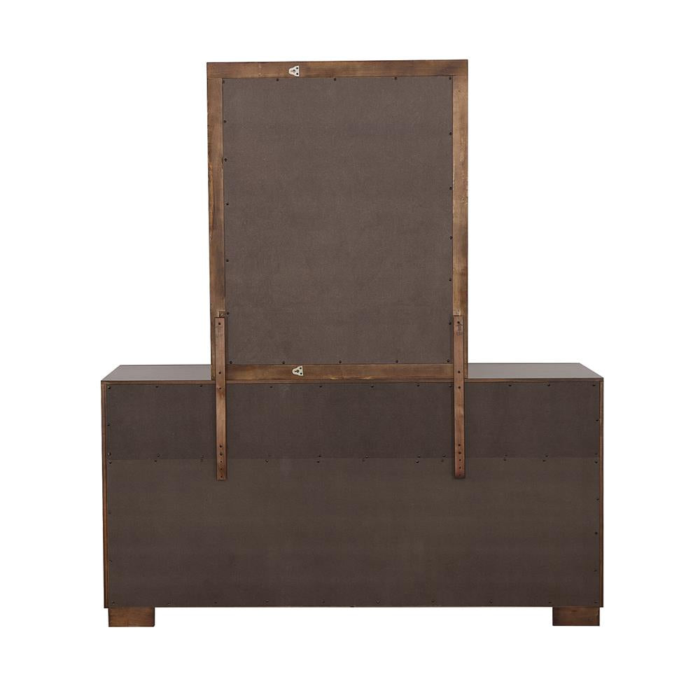 Jessica Cappuccino Rectangular Wall Mirror (Mirror Only) from Coaster - Luna Furniture