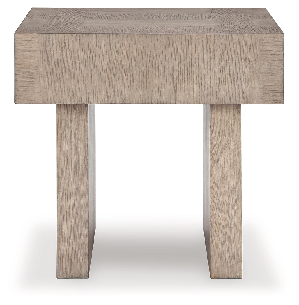 Jorlaina Light Grayish Brown End Table from Ashley - Luna Furniture